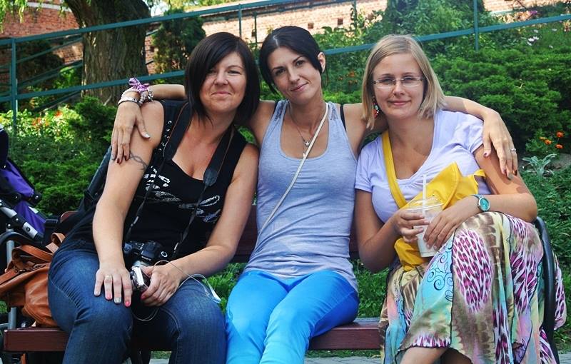 od lewej: Wilczyca, Julka i ja :)